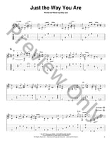 Just the Way You Are Guitar and Fretted sheet music cover